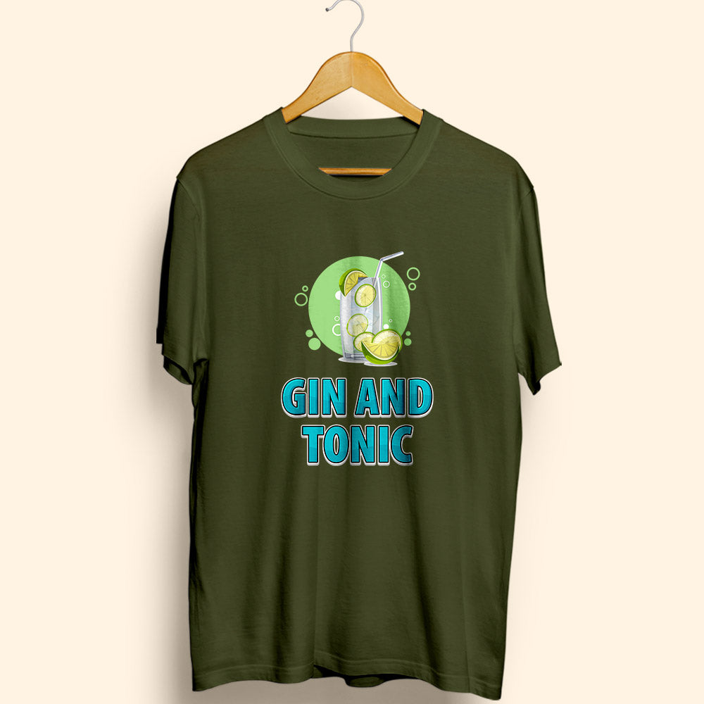 Gin And Tonic Half Sleeve T-Shirt - Soul & Peace