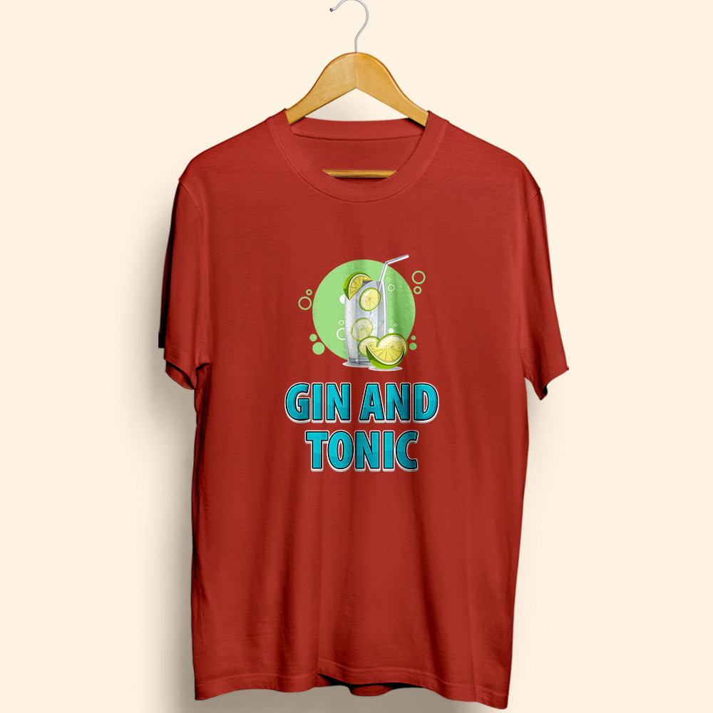 Gin And Tonic Half Sleeve T-Shirt - Soul & Peace