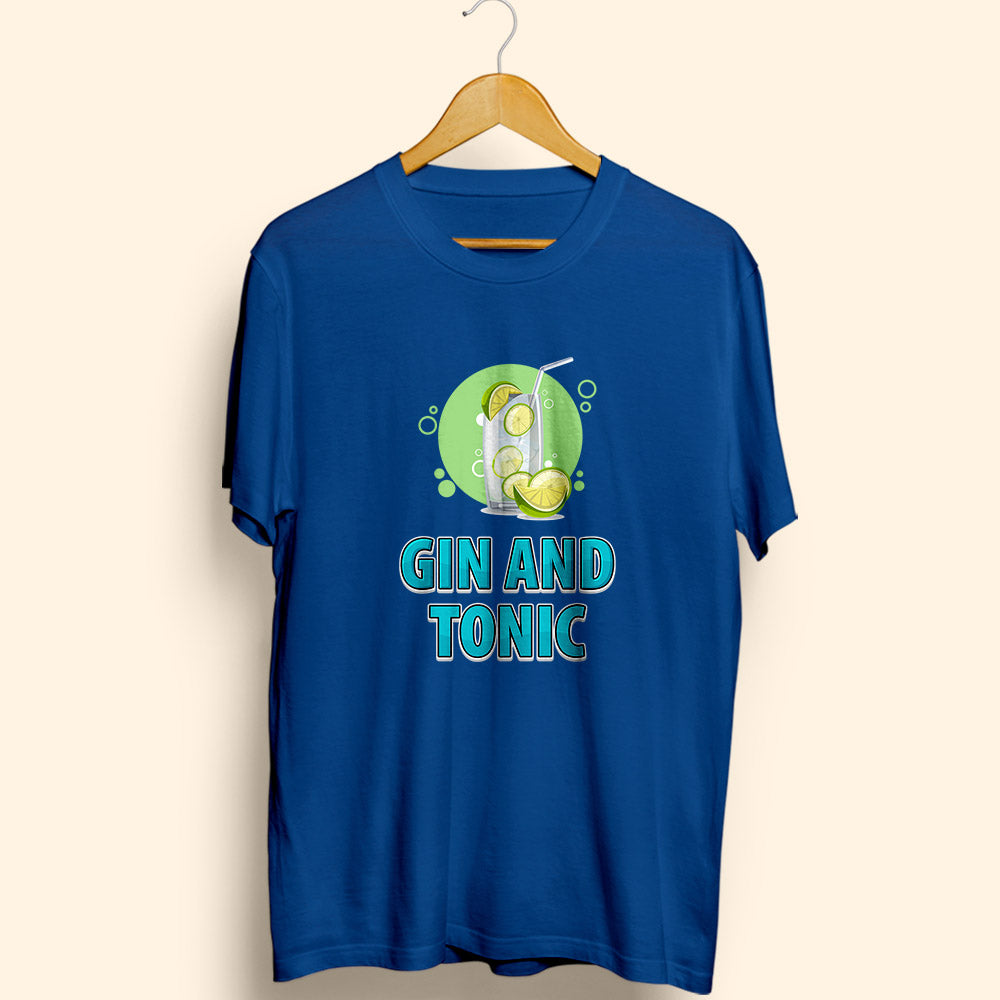 Gin And Tonic Half Sleeve T-Shirt - Soul & Peace