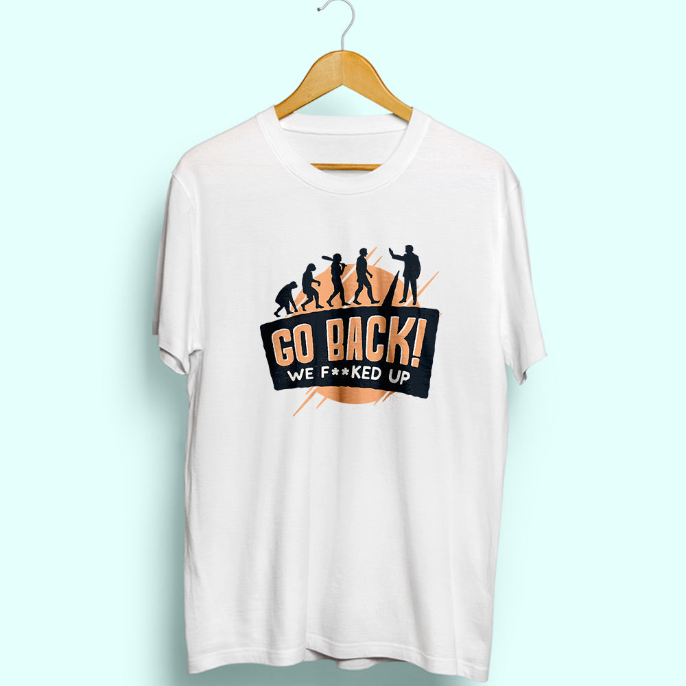 Go Back Half Sleeve T-Shirt - Soul & Peace