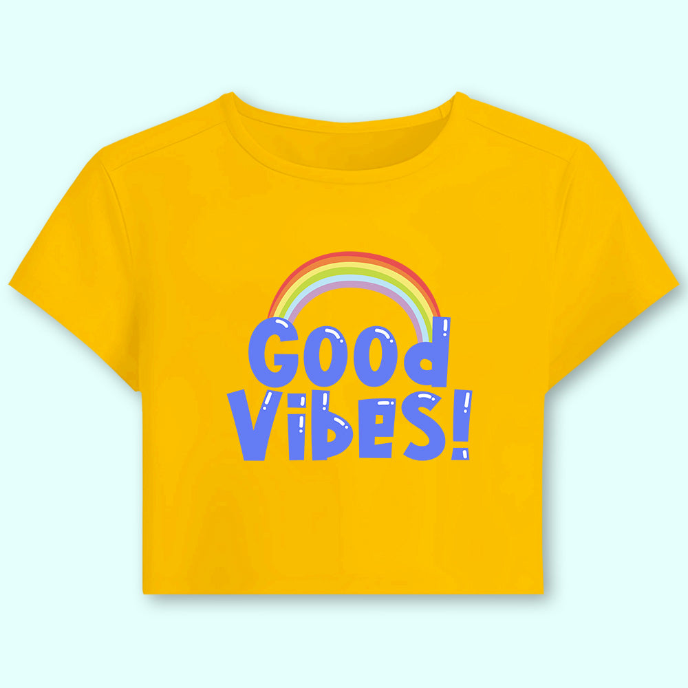 Good Vibes Crop Top - Soul & Peace