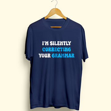 Correcting Grammar Half Sleeve T-Shirt