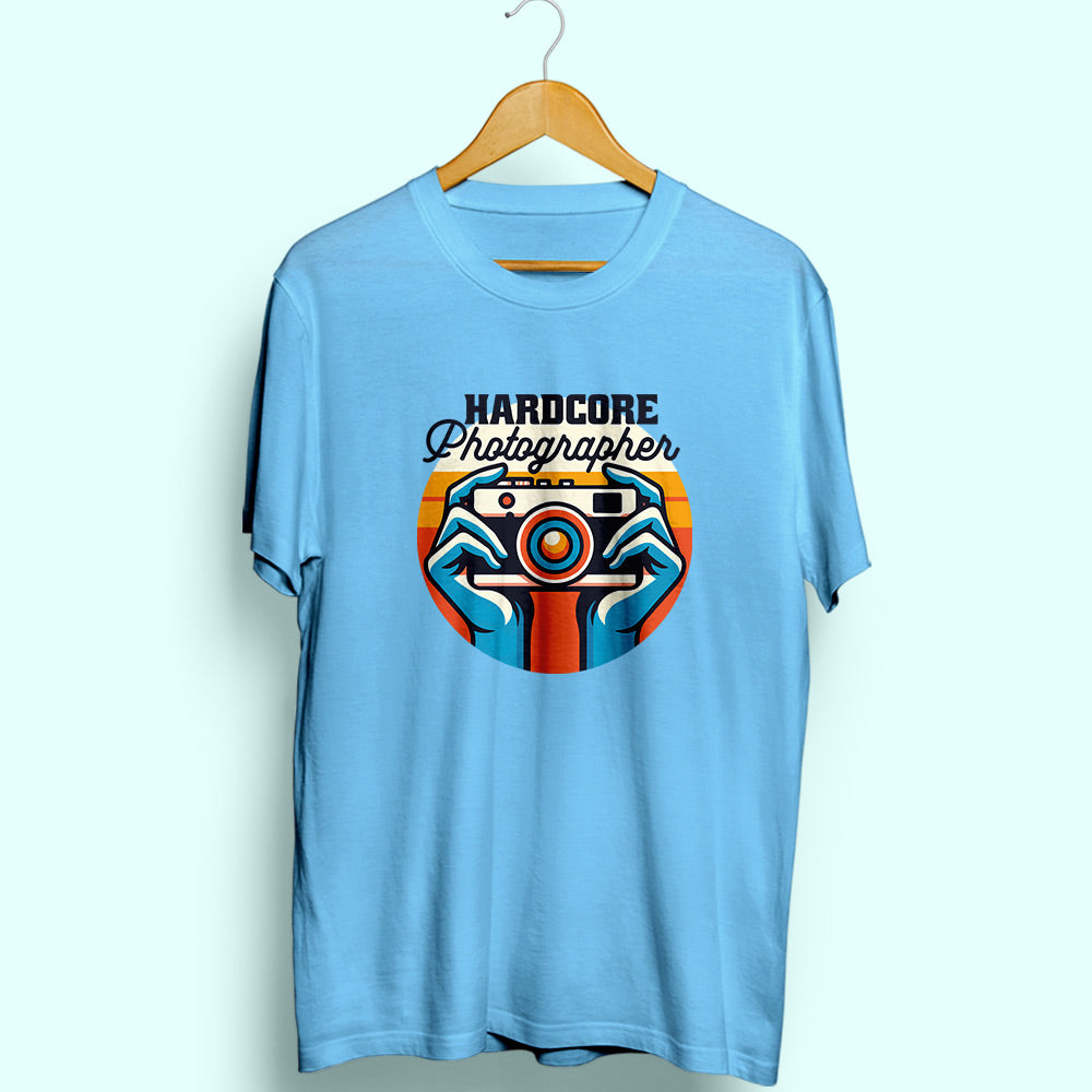 Hardcore Photographer Half Sleeve T-Shirt