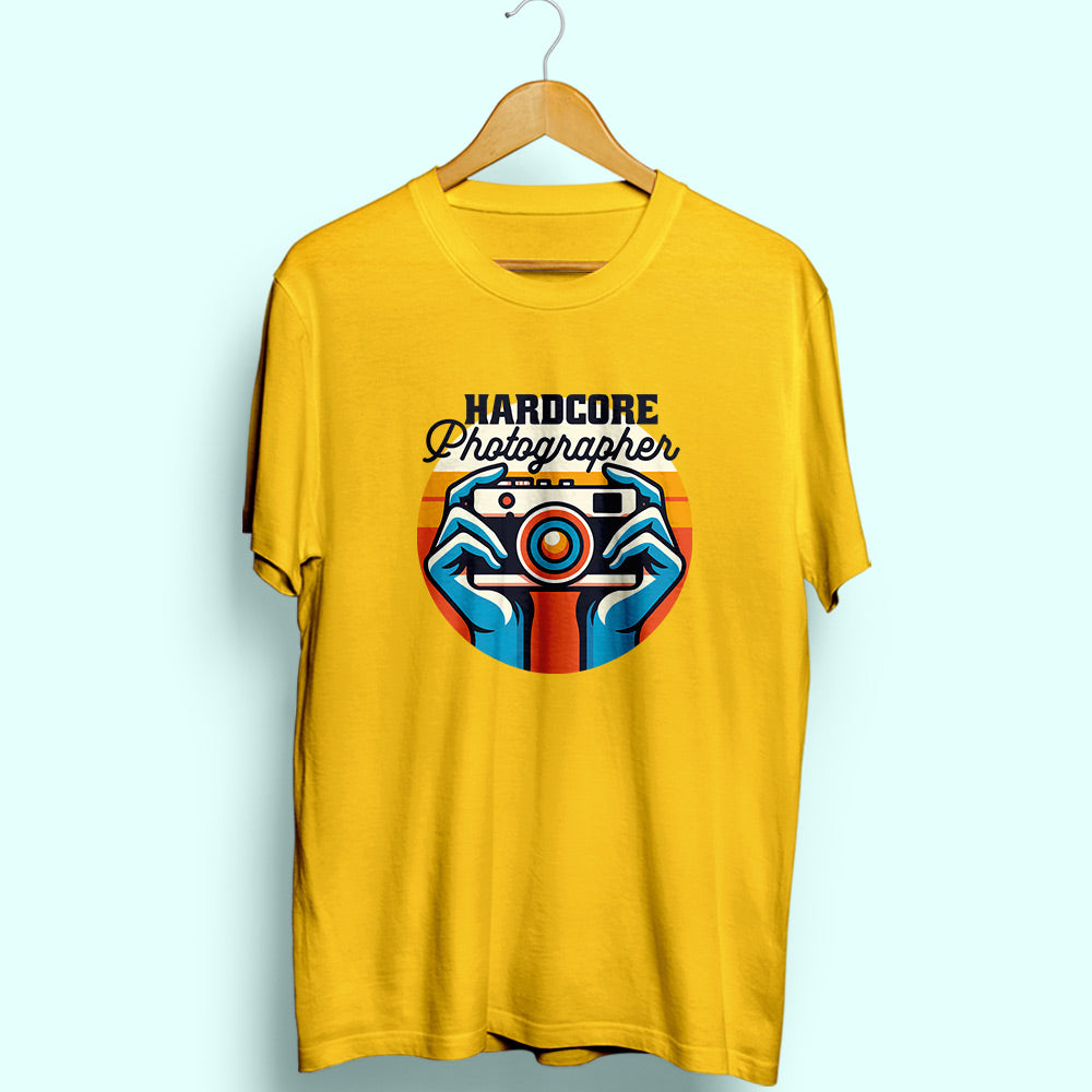 Hardcore Photographer Half Sleeve T-Shirt