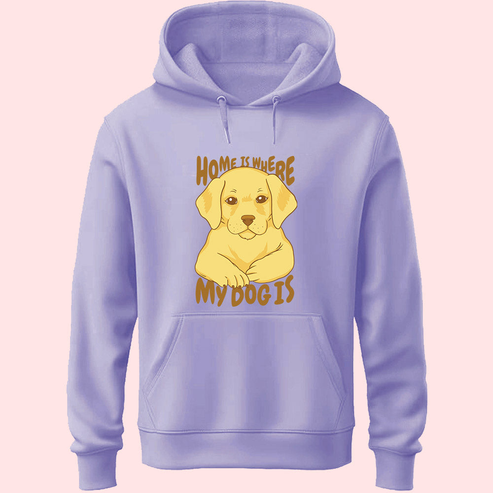 Home Is Where My Dog Unisex Hoodie