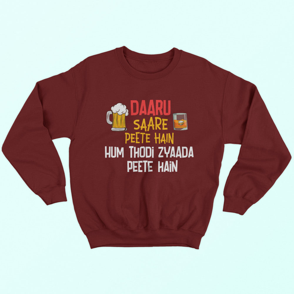 Hum Thodi Zyaada Sweatshirt - Soul & Peace