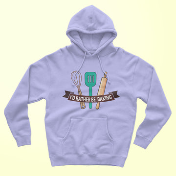 I'd Rather Be Baking Unisex Hoodie