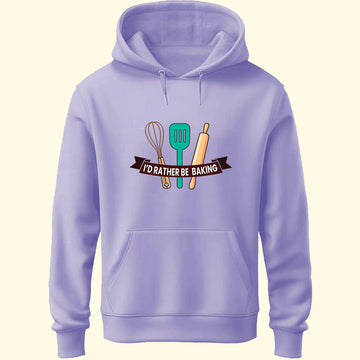 I'd Rather Be Baking Unisex Hoodie