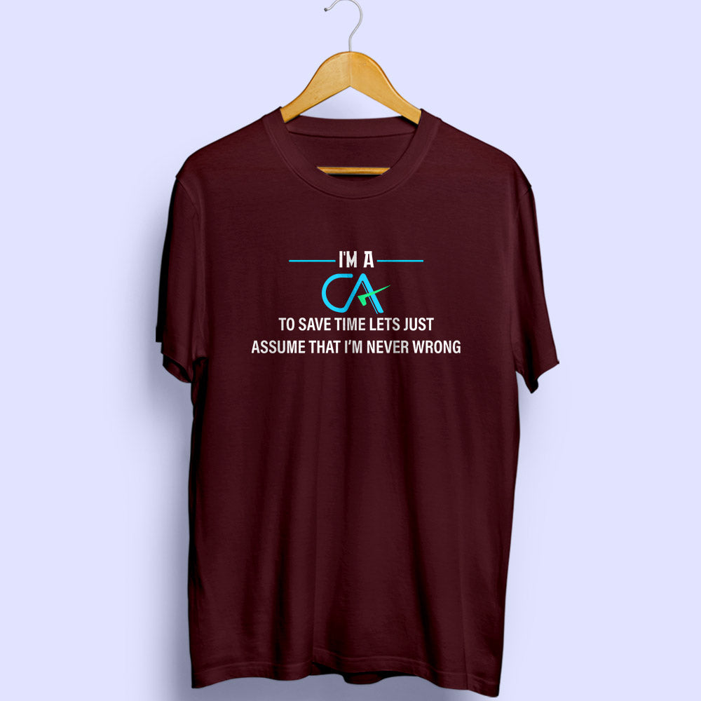 I'm a CA Half Sleeve T-Shirt - Soul & Peace
