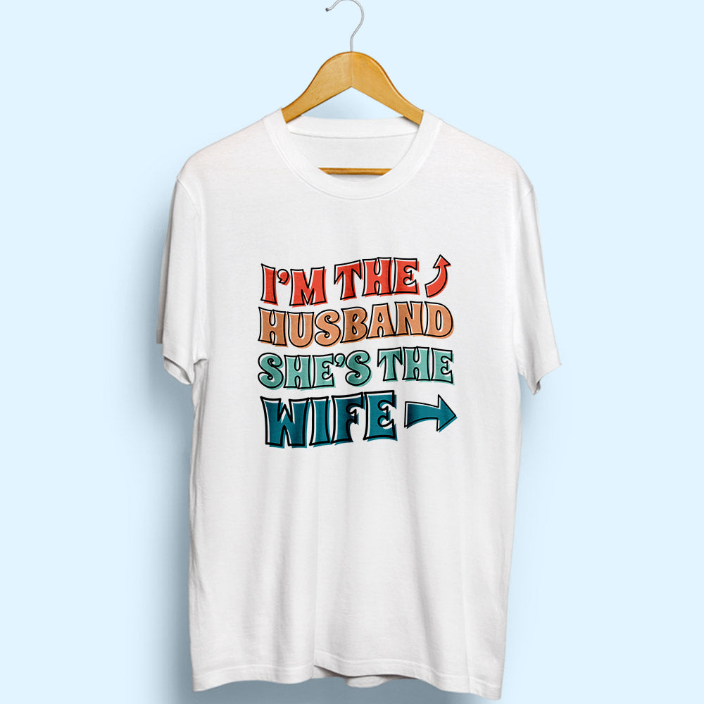 I'm The Husband Half Sleeve T-Shirt