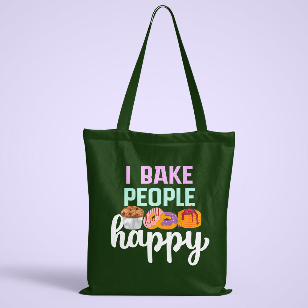 I Bake People Happy Tote Bag