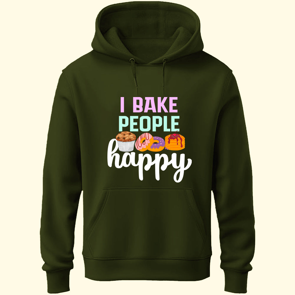 I Bake People Happy Unisex Hoodie