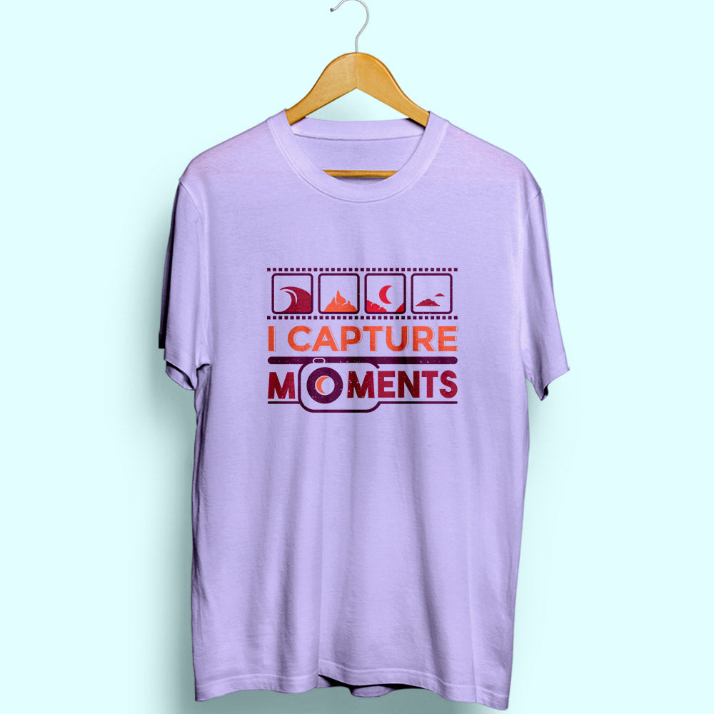 I Capture Moments Half Sleeve T-Shirt