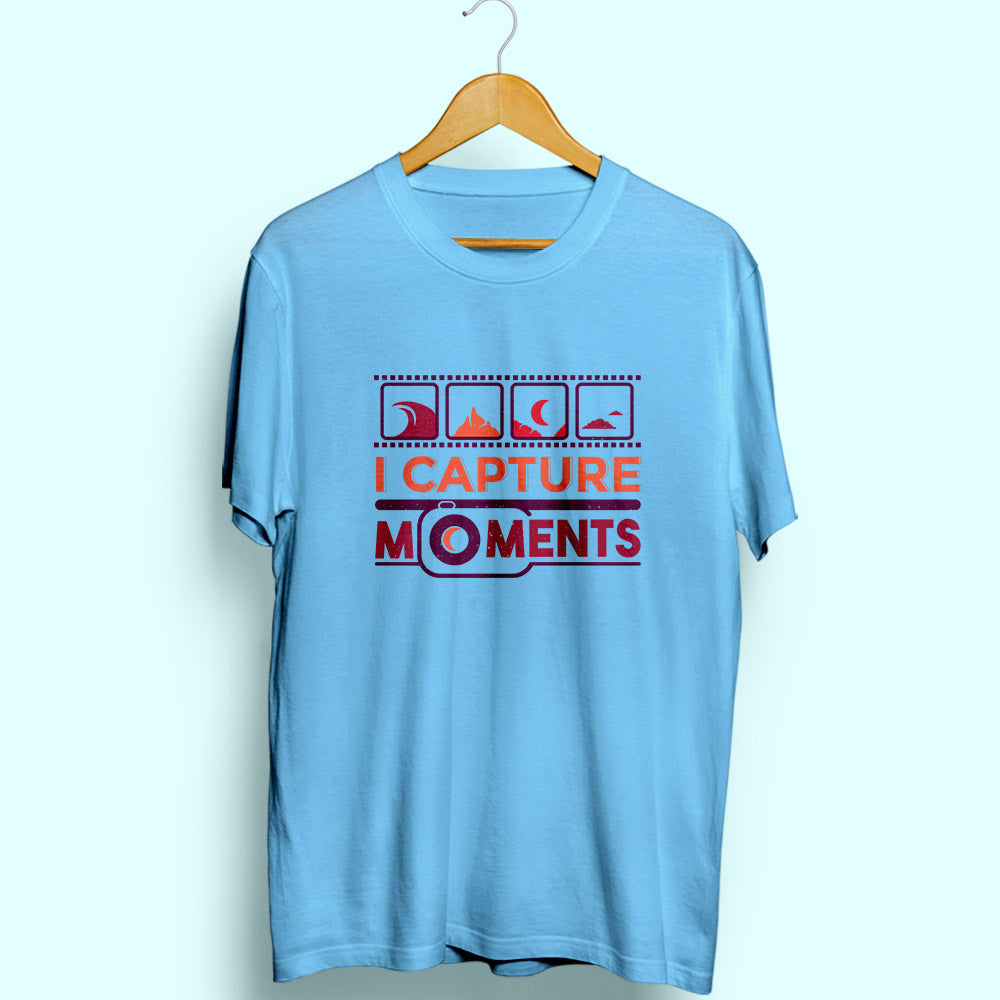 I Capture Moments Half Sleeve T-Shirt