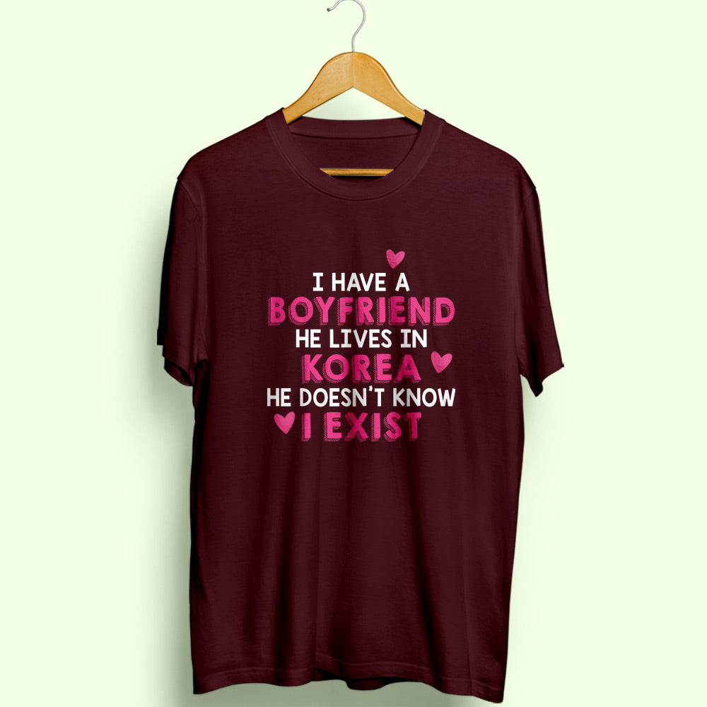 Boyfriend In Korea Half Sleeve T-Shirt - Soul & Peace