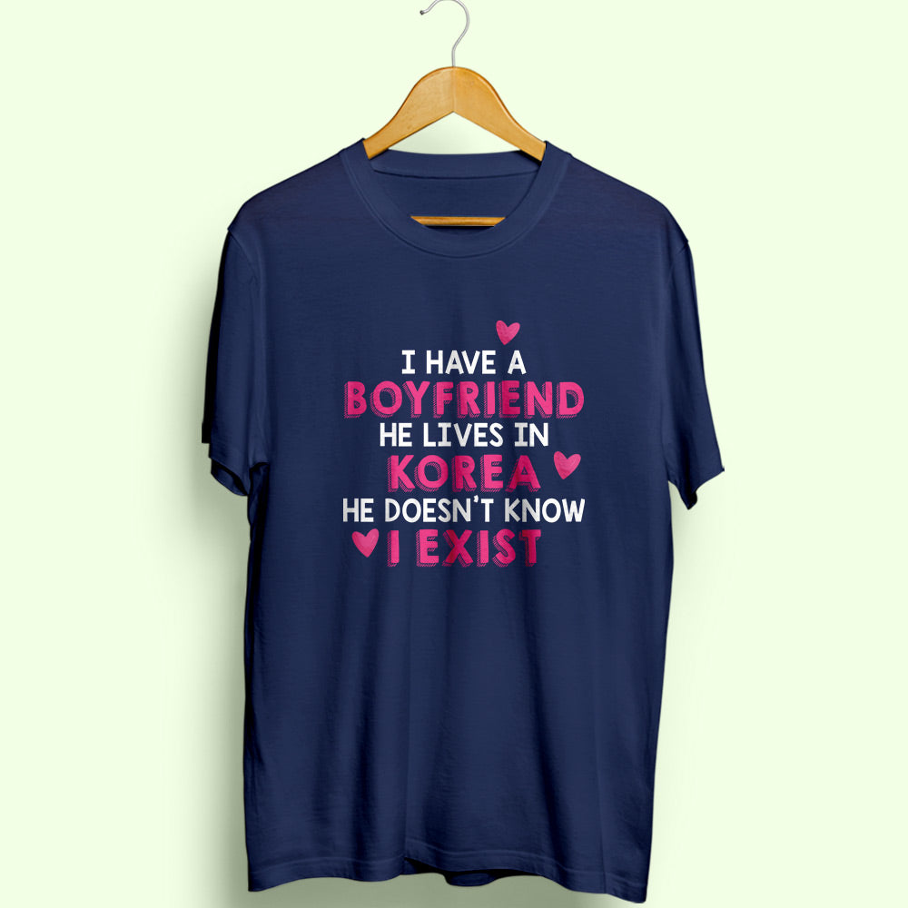 Boyfriend In Korea Half Sleeve T-Shirt - Soul & Peace