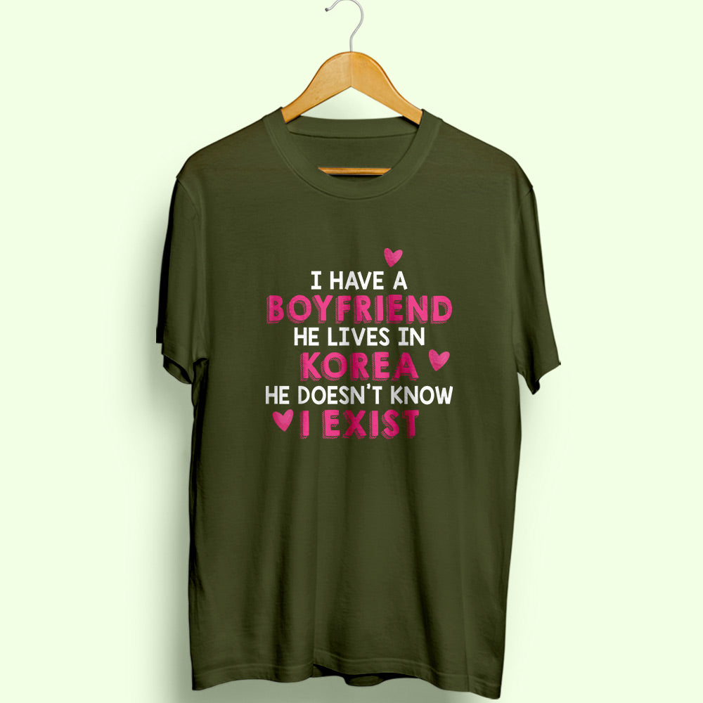 Boyfriend In Korea Half Sleeve T-Shirt - Soul & Peace