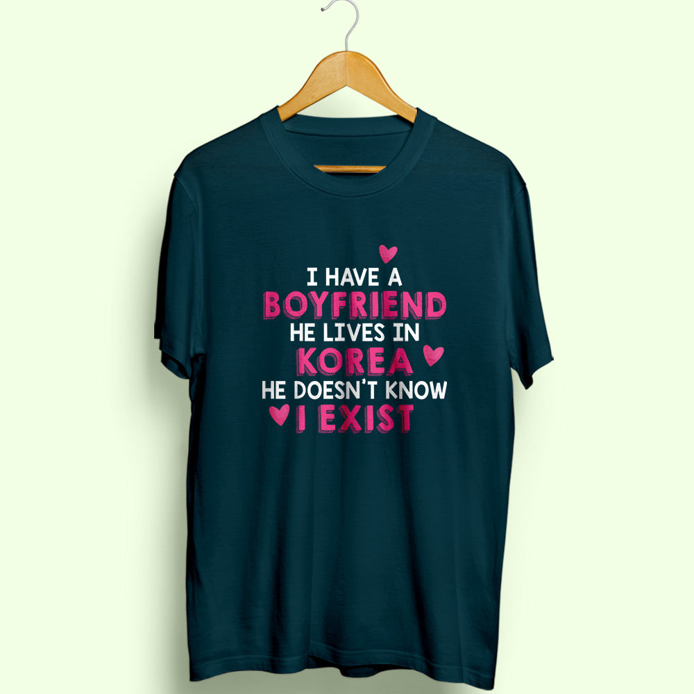 Boyfriend In Korea Half Sleeve T-Shirt - Soul & Peace
