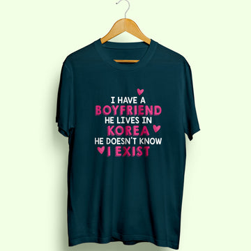 Boyfriend In Korea Half Sleeve T-Shirt - Soul & Peace