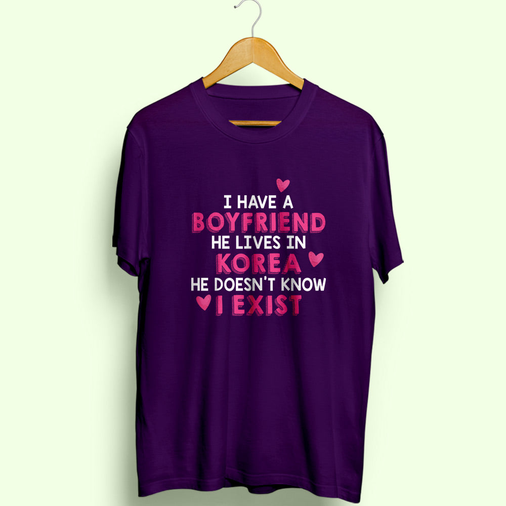 Boyfriend In Korea Half Sleeve T-Shirt - Soul & Peace