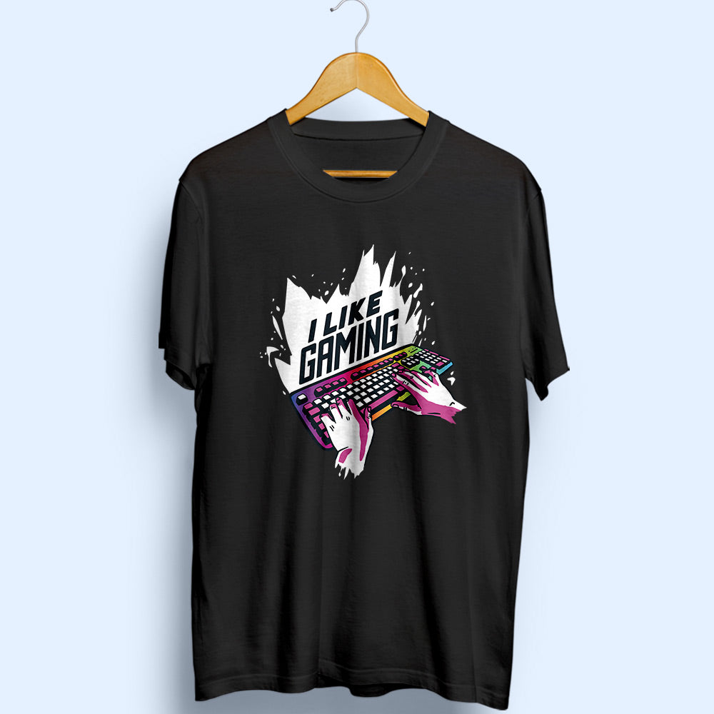 I Like Gaming Half Sleeve T-Shirt - Soul & Peace