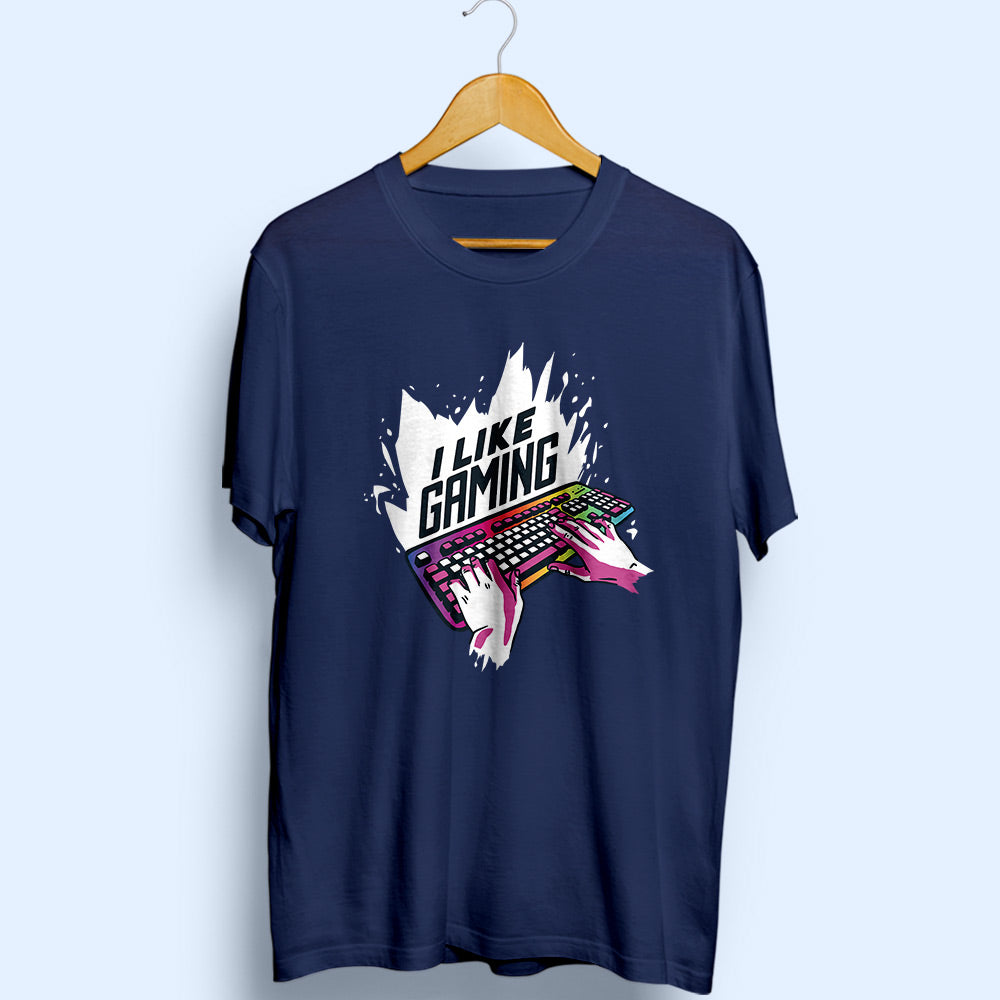 I Like Gaming Half Sleeve T-Shirt - Soul & Peace