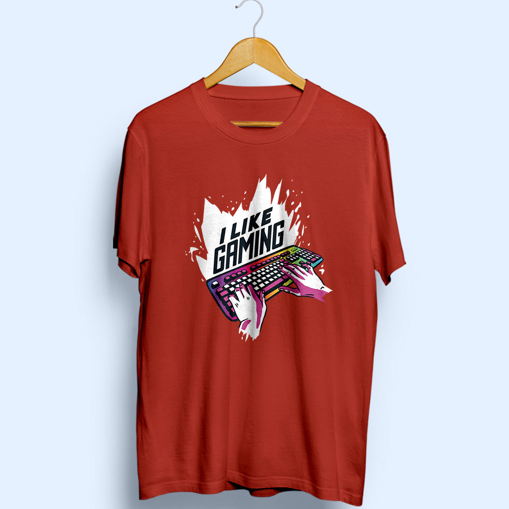 I Like Gaming Half Sleeve T-Shirt - Soul & Peace