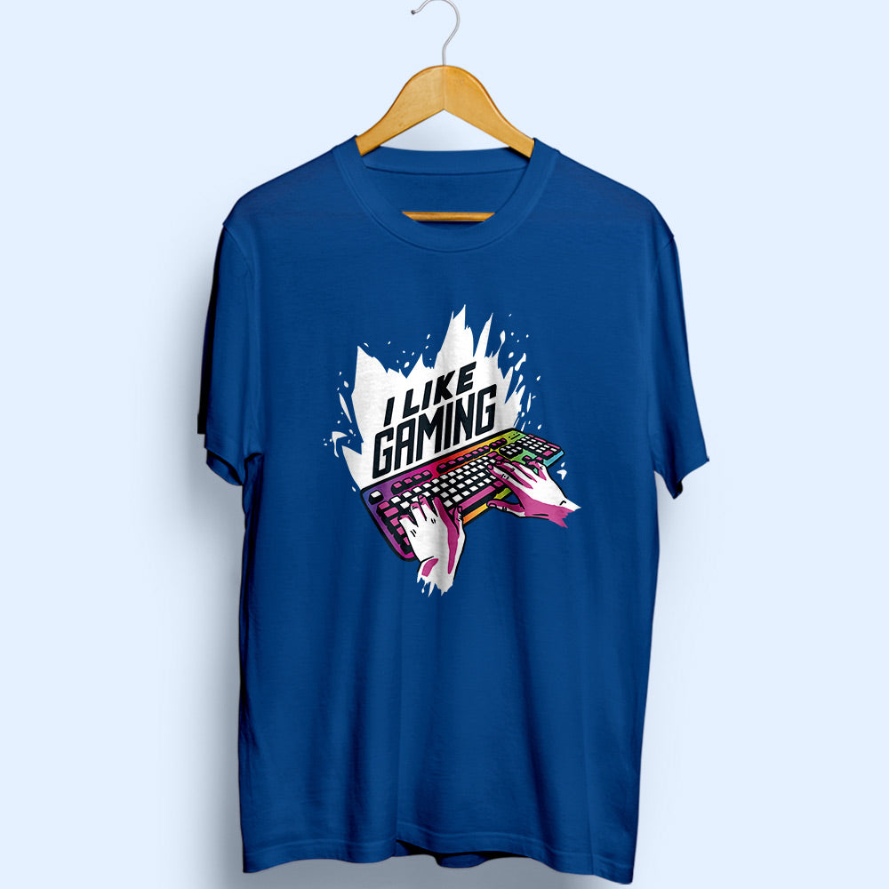 I Like Gaming Half Sleeve T-Shirt - Soul & Peace