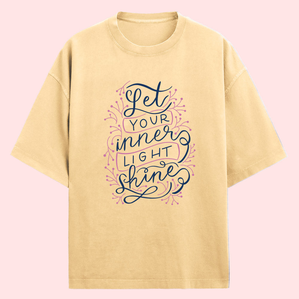 Inner Light (Front Print) Oversized T-Shirt