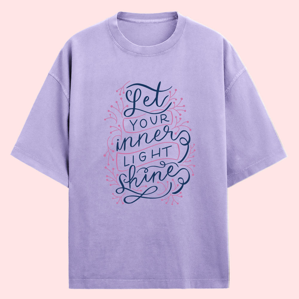 Inner Light (Front Print) Oversized T-Shirt