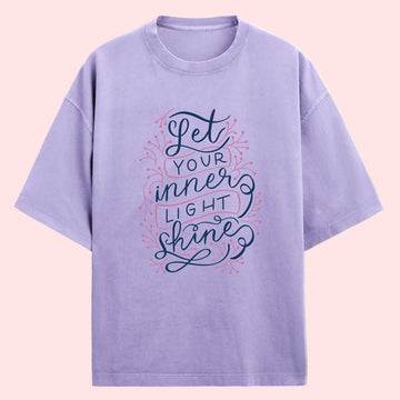 Inner Light (Front Print) Oversized T-Shirt