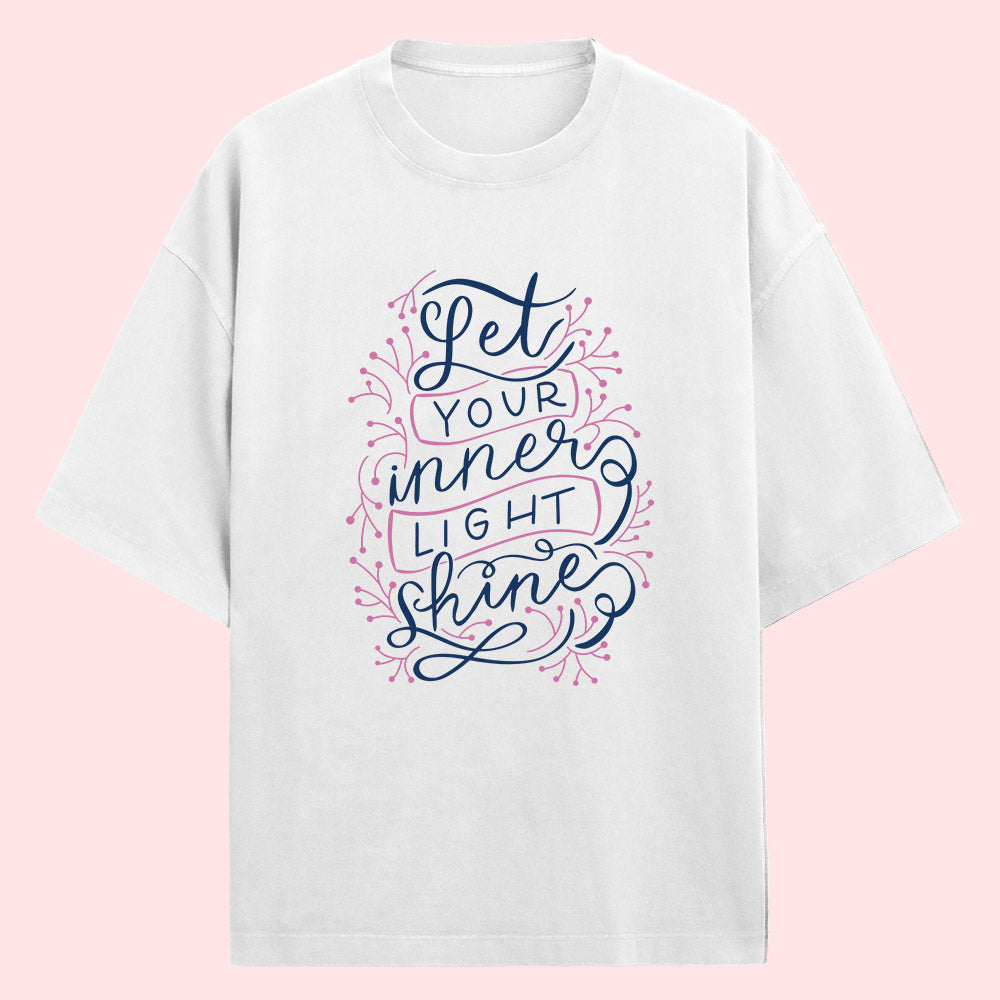 Inner Light (Front Print) Oversized T-Shirt