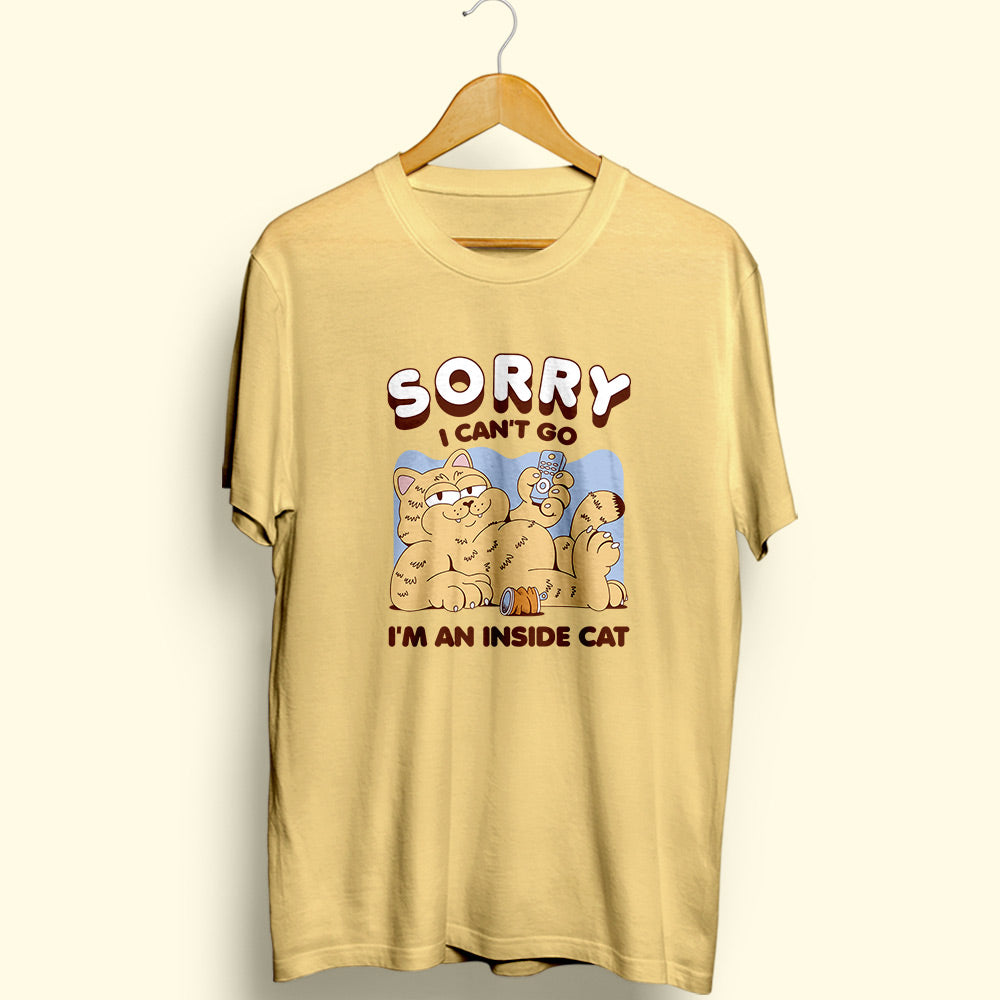 Inside Cat Half Sleeve T-Shirt