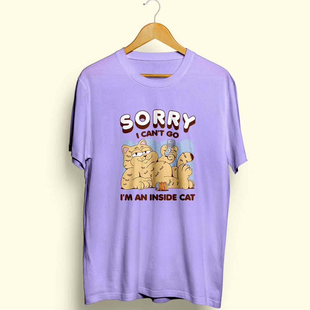 Inside Cat Half Sleeve T-Shirt