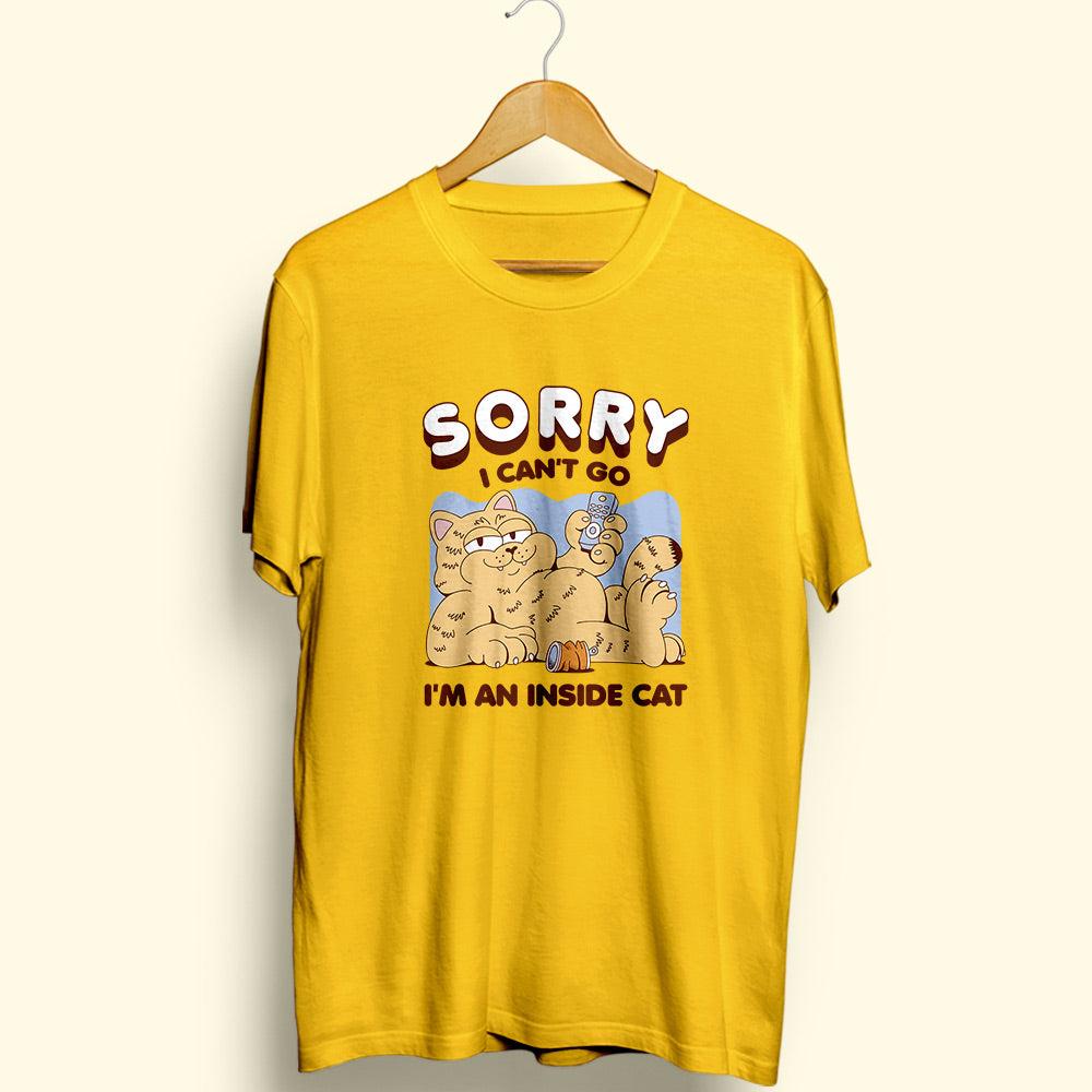 Inside Cat Half Sleeve T-Shirt