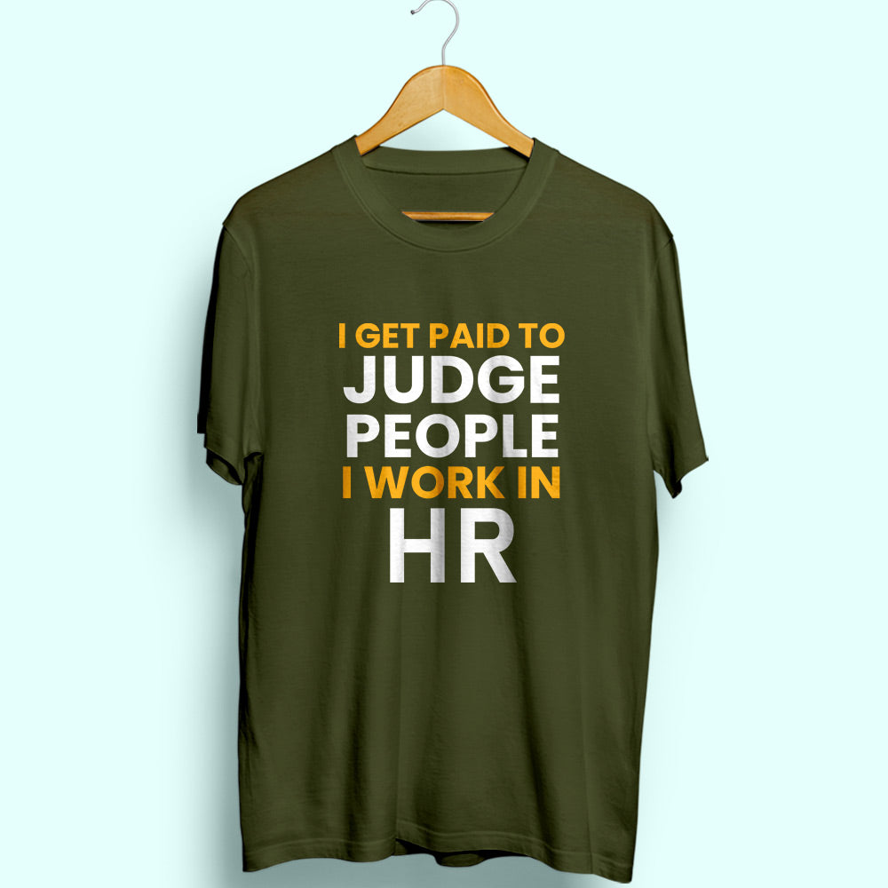 Judge People Half Sleeve T-Shirt