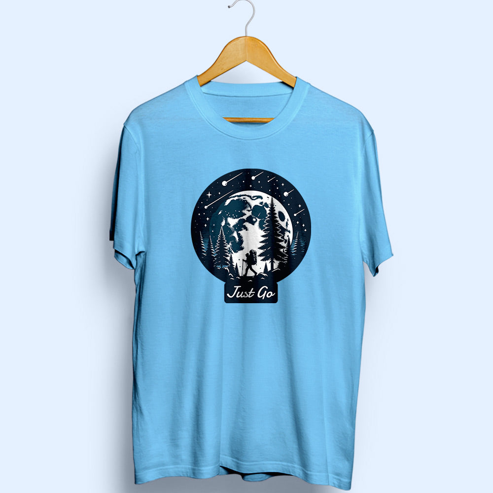 Just Go Half Sleeve T-Shirt