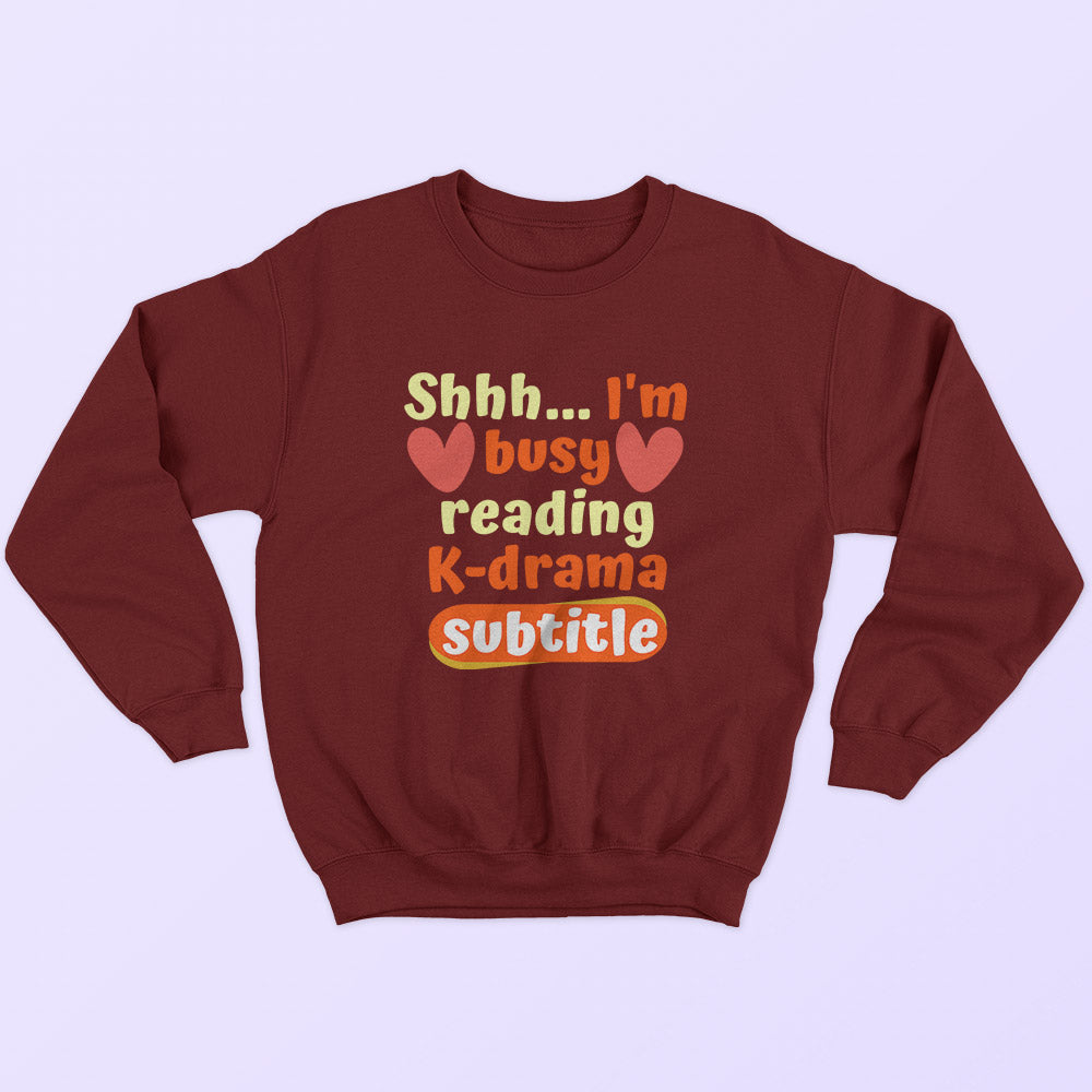 K-Drama Subtitle Sweatshirt - Soul & Peace