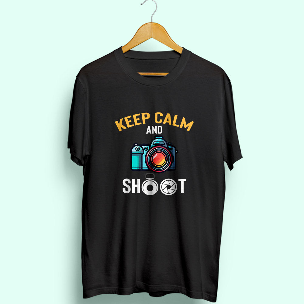 Keep Calm And Shoot Half Sleeve T-Shirt - Soul & Peace
