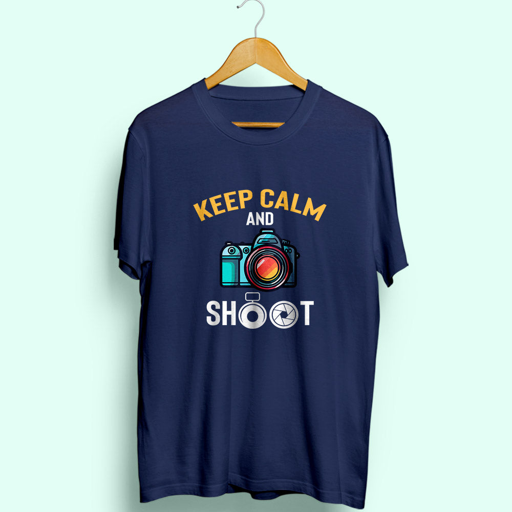 Keep Calm And Shoot Half Sleeve T-Shirt - Soul & Peace