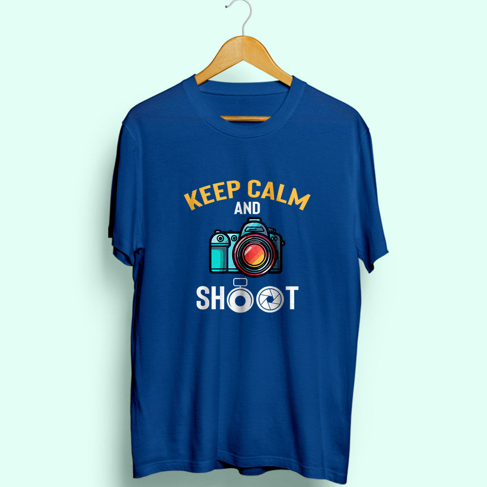 Keep Calm And Shoot Half Sleeve T-Shirt - Soul & Peace