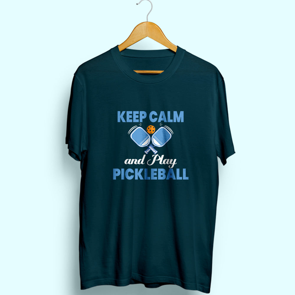 Keep Calm & Play Pickleball Half Sleeve T-Shirt