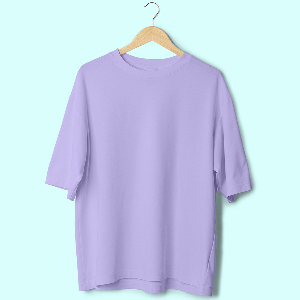 Plain Lavender Oversized T-Shirt