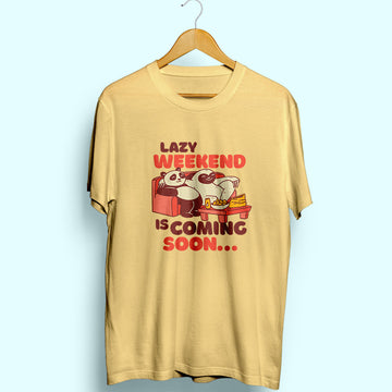 Lazy Weekend Half Sleeve T-Shirt