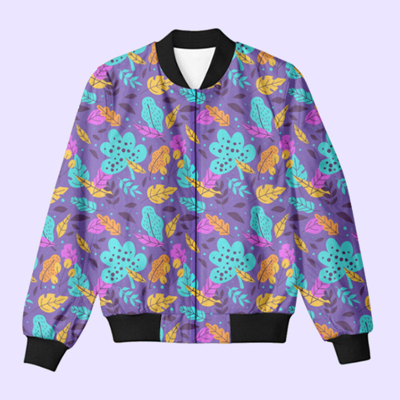 Leaves Bomber Jacket
