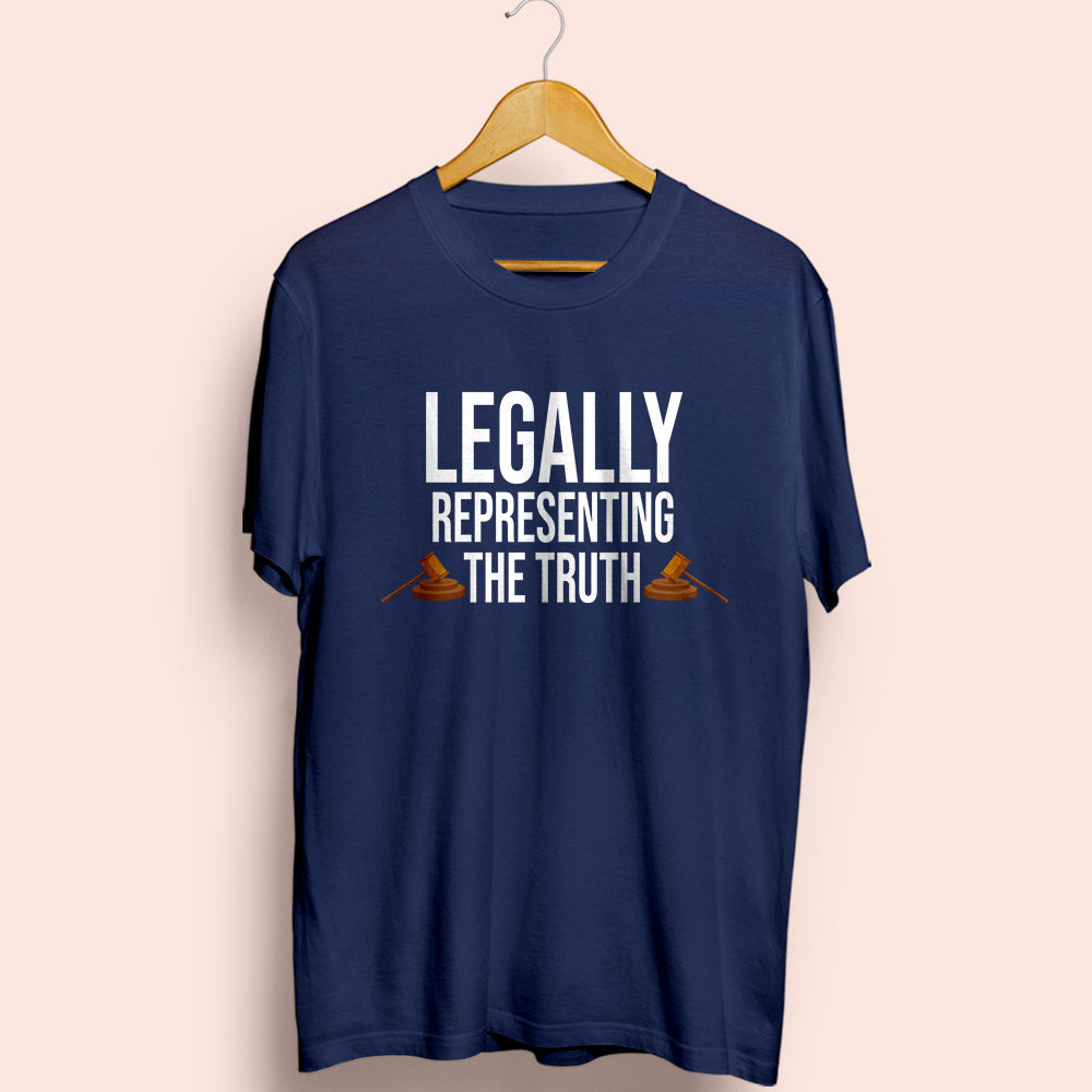 Legally Representing The Truth Half Sleeve T-Shirt - Soul & Peace