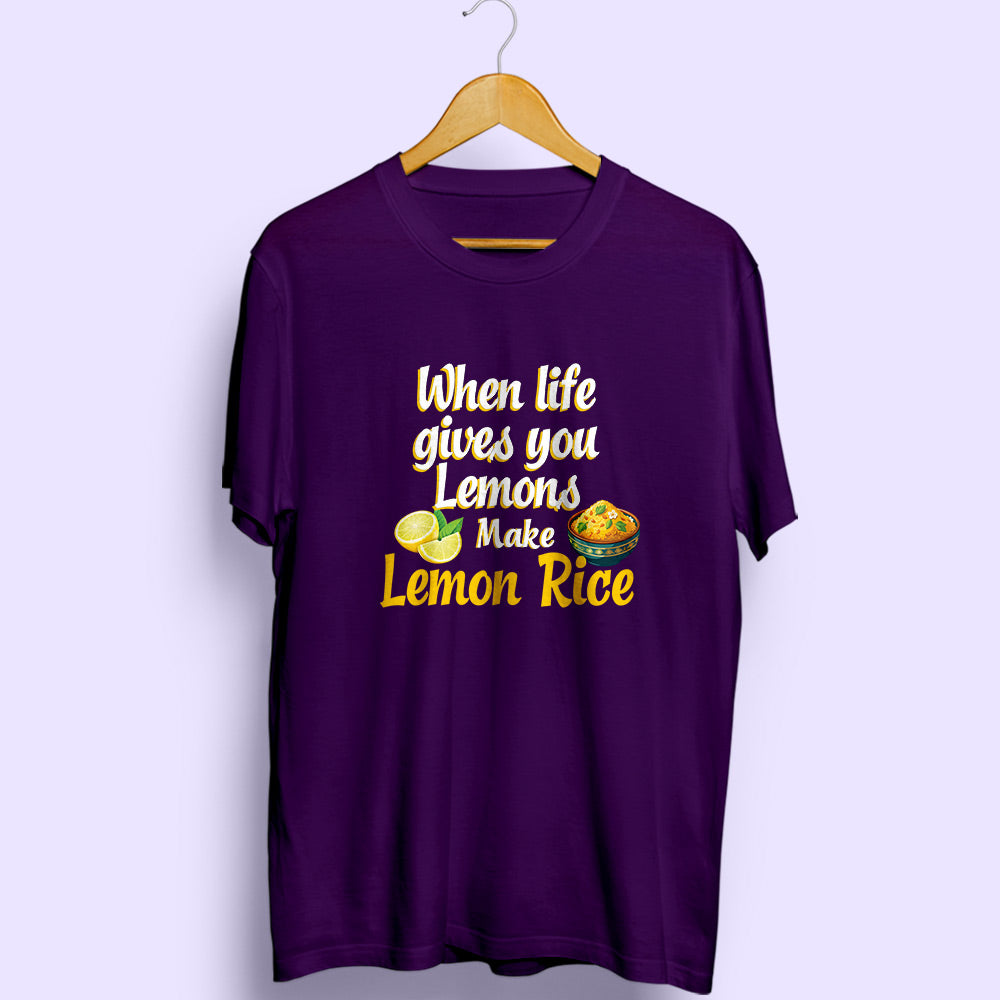 Lemon Rice Half Sleeve T-Shirt - Soul & Peace