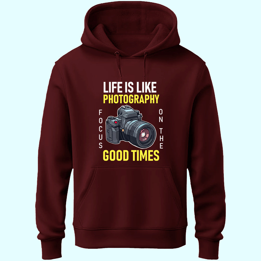 Life Is Like Photography Unisex Hoodie