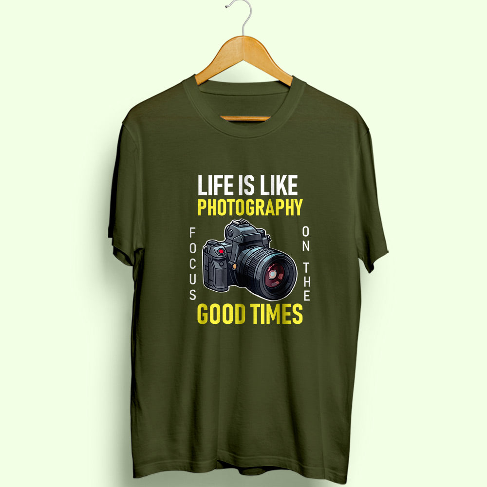 Life Is Like Photography Half Sleeve T-Shirt