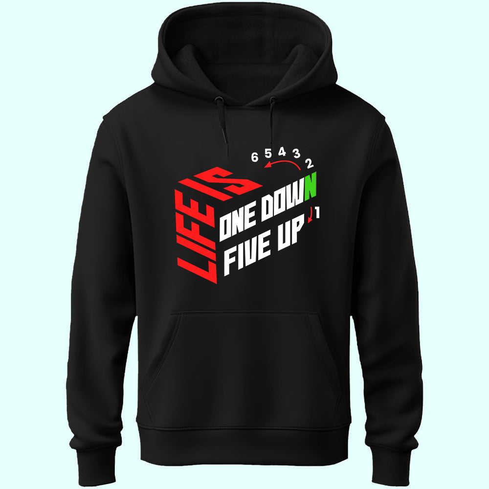 Life Is One Down Unisex Hoodie